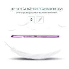 iPad 10th Gen 2022 Case 10.9", Auto Wake/Sleep, TPU Soft Back Smart Case - Purple