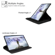 Protective Rotating Case for Samsung Galaxy Tab S6 Lite 10.4” P613/P619 (Black)