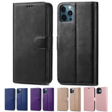 iPhone 12 All Models leather flip wallet cases