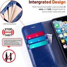 Premium Leather iPhone 12 Case – Fits All Models | Free UK Delivery