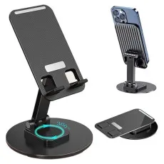 Adjustable 360° Mobile Stand | Anti-Slip Foldable Holder for Phones & Tablets
