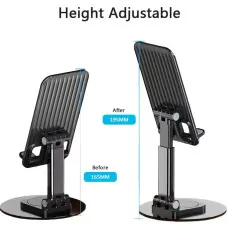 Adjustable 360° Mobile Stand | Anti-Slip Foldable Holder for Phones & Tablets