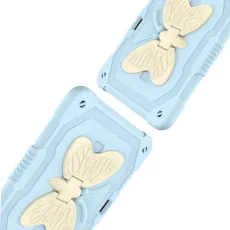 Shockproof Silicone Case for iPad Pro 11/Air 4 – Butterfly Kickstand, Pencil Holder, Kids Friendly Case
