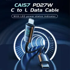 27W Type-C to Lightning Cable – Fast Charging & PD Compatible with iPhone & LED Indicator