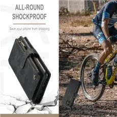 IPhone 11 leahter wallet  shockproof design Practical Storage