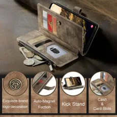 Samsung S24 Leather Case for Luxury All Feacuter