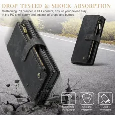 Samsung s23 leather wallet case for drop tested shock