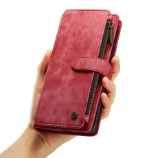Samsung Galaxy S23 Zipper Wallet Case – Premium Leather with Card Holder