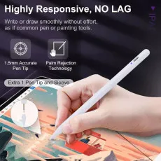 Apple Pencil & Stylus Pen for iPad Pro, Air & Mini- 1st & 2nd Generation Compatible
