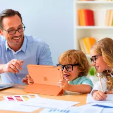 iPad 10.2inch 7th-8th-9th Generation Smart Case With Tri-fold Leather Shell