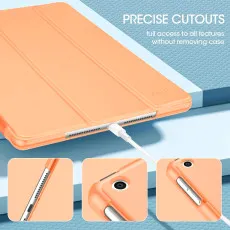 iPad 10.2inch 7th-8th-9th Generation Smart Case With Tri-fold Leather Shell