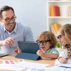 iPad 10.2inch 7th-8th-9th Generation Smart Case With Tri-fold Leather Shell