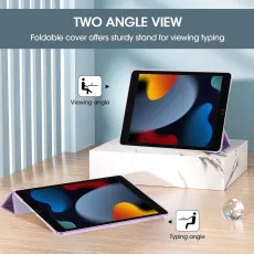 iPad 10.2inch 7th-8th-9th Generation Smart Case With Tri-fold Leather Shell