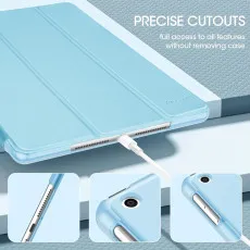 iPad 10.2inch 7th-8th-9th Generation Smart Case With Tri-fold Leather Shell