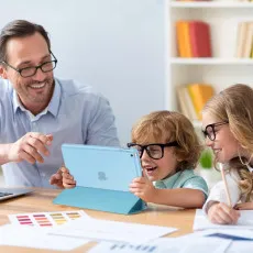 iPad 10.2inch 7th-8th-9th Generation Smart Case With Tri-fold Leather Shell