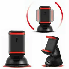 Phone Car Holder 360 Rotatable Amazing Windshield Adhesive Mount Stand