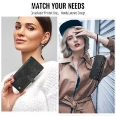 iPhone 12 Wallet Case – Premium Leather Flip Cover with Card Slots, Kickstand & Magnetic Closure