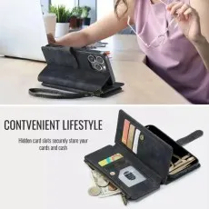 iPhone 12 Wallet Case – Premium Leather Flip Cover with Card Slots, Kickstand & Magnetic Closure