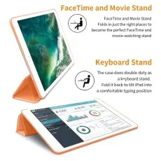 Apple iPad Pro 10.5-Inch 2017 Leather Smart Case with Soft TPU Back