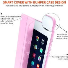 Apple iPad Pro 10.5-Inch 2017 Leather Smart Case with Soft TPU Back