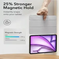 ipad air 12.9 leather samrt case for stronger magnetic hold