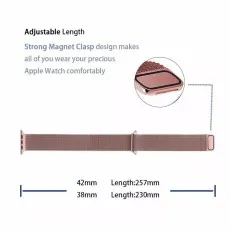 Adjustable Milanese Loop Watch Strap