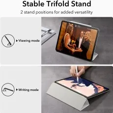 iPad pro 11 leather samrt case for stable trifold 2 different stand
