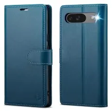 Full Fornt and back view for google pixel pro flip leather wallet case