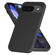 Black Silicone Phone Cover for Pixel 9 Pro