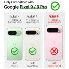 Soft Black TPU Silicone Case for Pixel 9 Pro | Slim & Protective UK Cover
