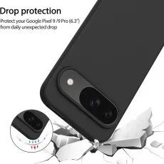 Soft Black TPU Silicone Case for Pixel 9 Pro | Slim & Protective UK Cover