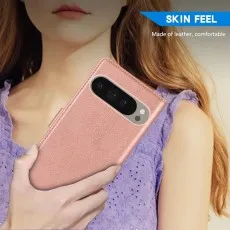 Google pixel 9 pro xl leather wallet case for skin free made