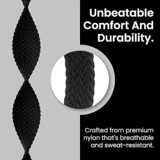 Durable and Fray-Resistant Nylon Apple Watch Band strong material