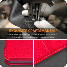 Samsung a36 leather wallet case for exqusite crafsmanship