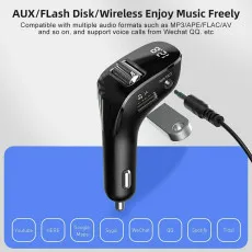 Bluetooth FM Transmitter kit With MP3 Player 2USB Ports Charger
