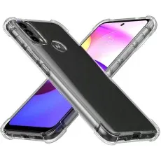 Motorola Moto E20 Clear Case – Slim Shockproof Silicone Gel Cover for Full Protection