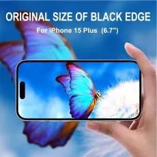 LCD Display original size of Edge For iphone 15 plus OLED