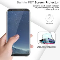 Crystal Clear Samsung S8 Case - Front & Back Protection
