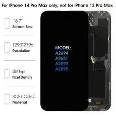 Premium LCD Screen Panel for iPhone 14 Pro Max – Screen Replacement