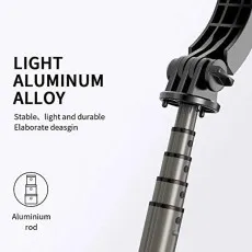 Light Aluminum for Anti-Shake Selfie Stick Tripod