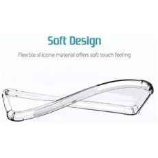 Huawei Y7 Prime 2019 encased in a clear bumper cover, highlighting the transparent design and reinforced edges