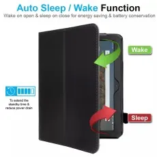 Universal 7-Inch Tablet Case for Amazon Fire 7 with auto slepp and wake up function