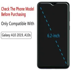 Samsung Galaxy A10 & A10S Tempered Glass Screen Protector (2 Pack) - Anti-Scratch, Bubble-Free, Case Compatible