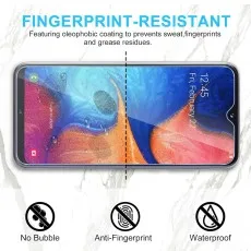 Galaxy A20e Tempered Glass Screen Protector – 2-Pack fingerprint resistant look