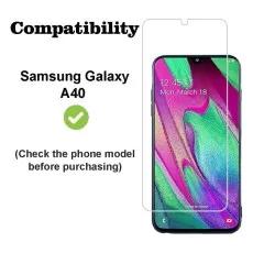 Compatibilty for Samsung Galaxy A40 screen protector