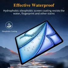 2 Pack Tempered Glass Screen Protector for iPad Air 11 Pro 11 (2025-2018) Apple Pencil Pro Compatible