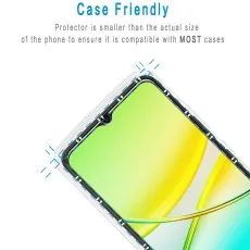 HTC Wildfire E Star 2-Pack Tempered Glass Screen Protector case friendly cutouts