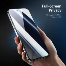 iPhone 16e Privacy Screen Protector 2025 - Anti-Spy Tempered Glass Film, 6.1-Inch - 2-Pack