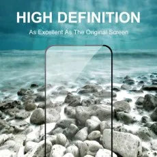 For iPhone 16e Tempered Glass Screen Protector 2025 - Full Glue 6.1-Inch Clear Film - UK