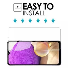 Easy-to-install tempered glass screen protector for full phone display protection